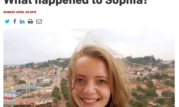 Sophia’s disappearance in Ugandan papers